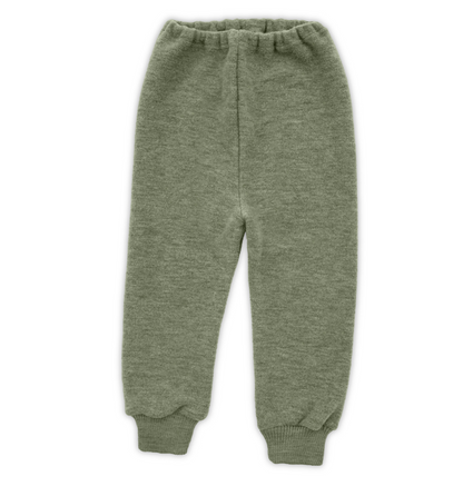 Warme Walkhose aus Wollwalk in Salbeigrün Melange – ideal für draussen. Bärechind Winterthur, Schweiz