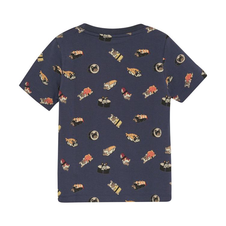T-shirt SS AOP Hunde-Sushi - 0
