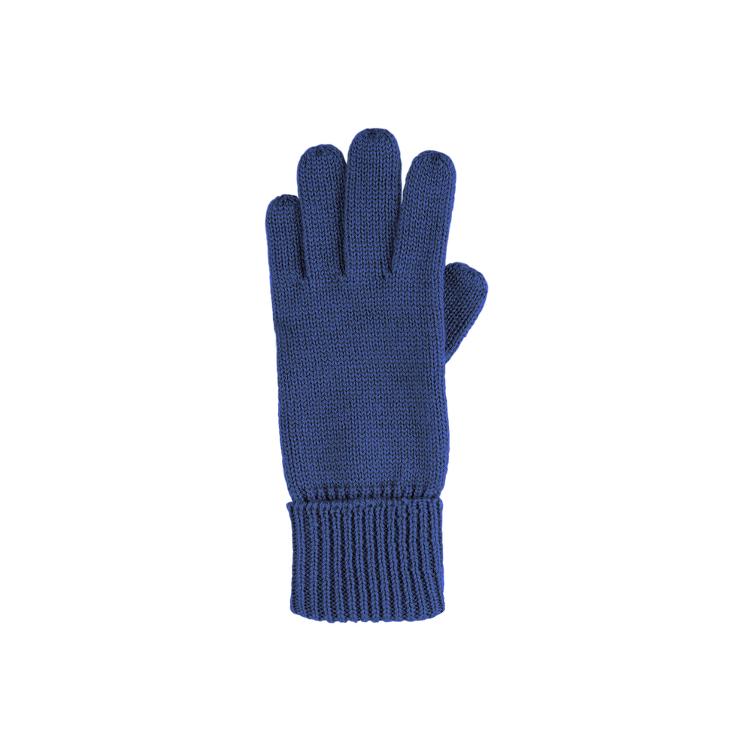 GOTS Merino Kinder Handschuh, stormy blue