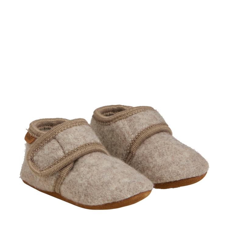 Baby Wool slippers grau