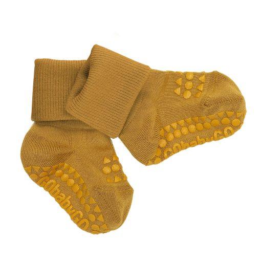 Oeko-Tex Bambus Anti-Rutsch Socken, gelb