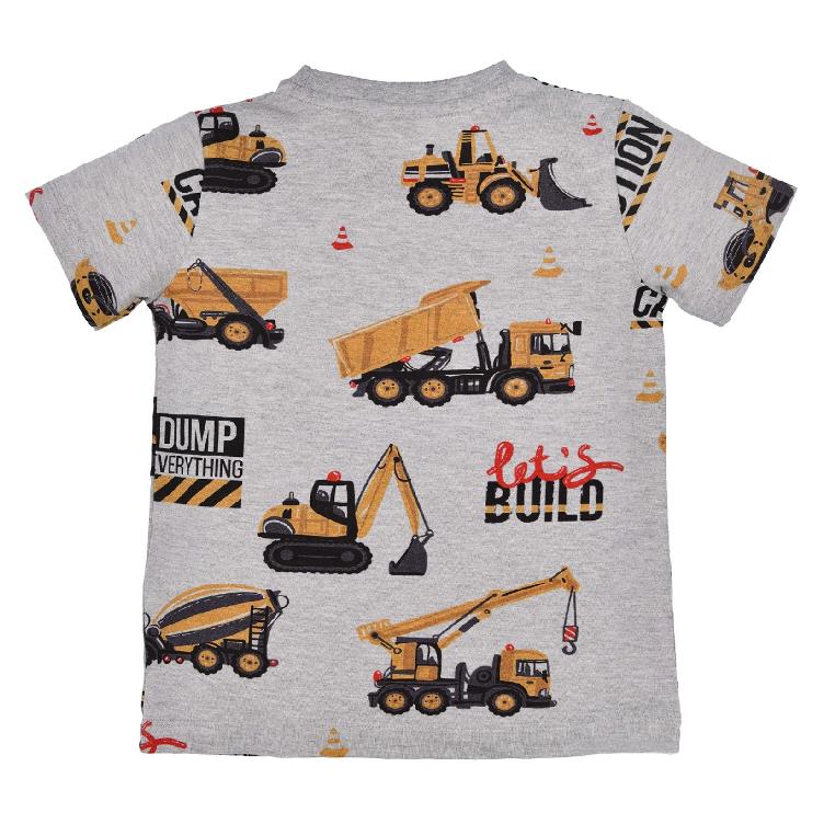T-Shirt Baufahrzeuge Gr.134 & 140 - 0