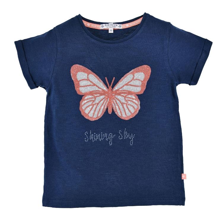 T-Shirt Schmetterling `Shining Sky`