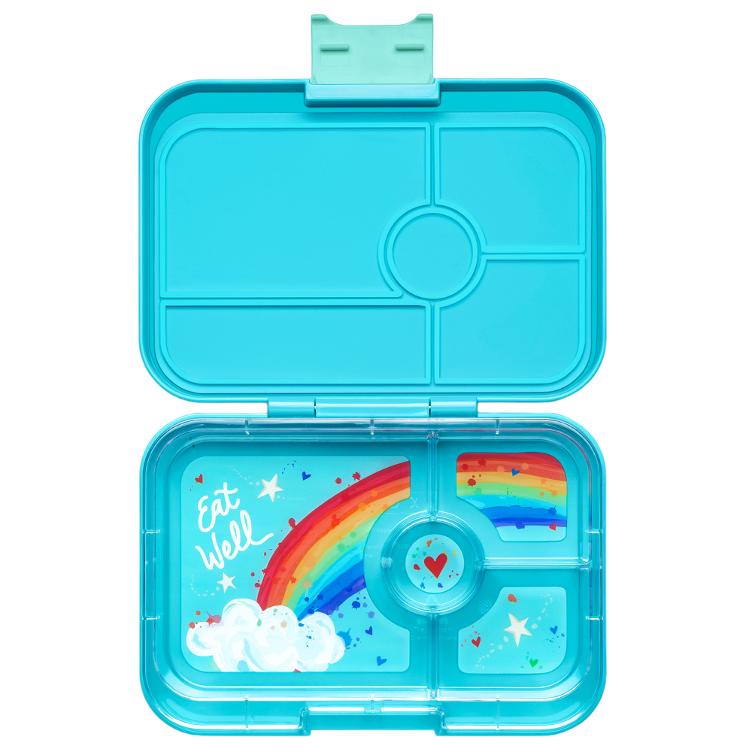 Znüni Lunchbox Blue Roar Rainbow