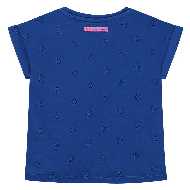 Girls T-Shirt, cobaltblau - 0