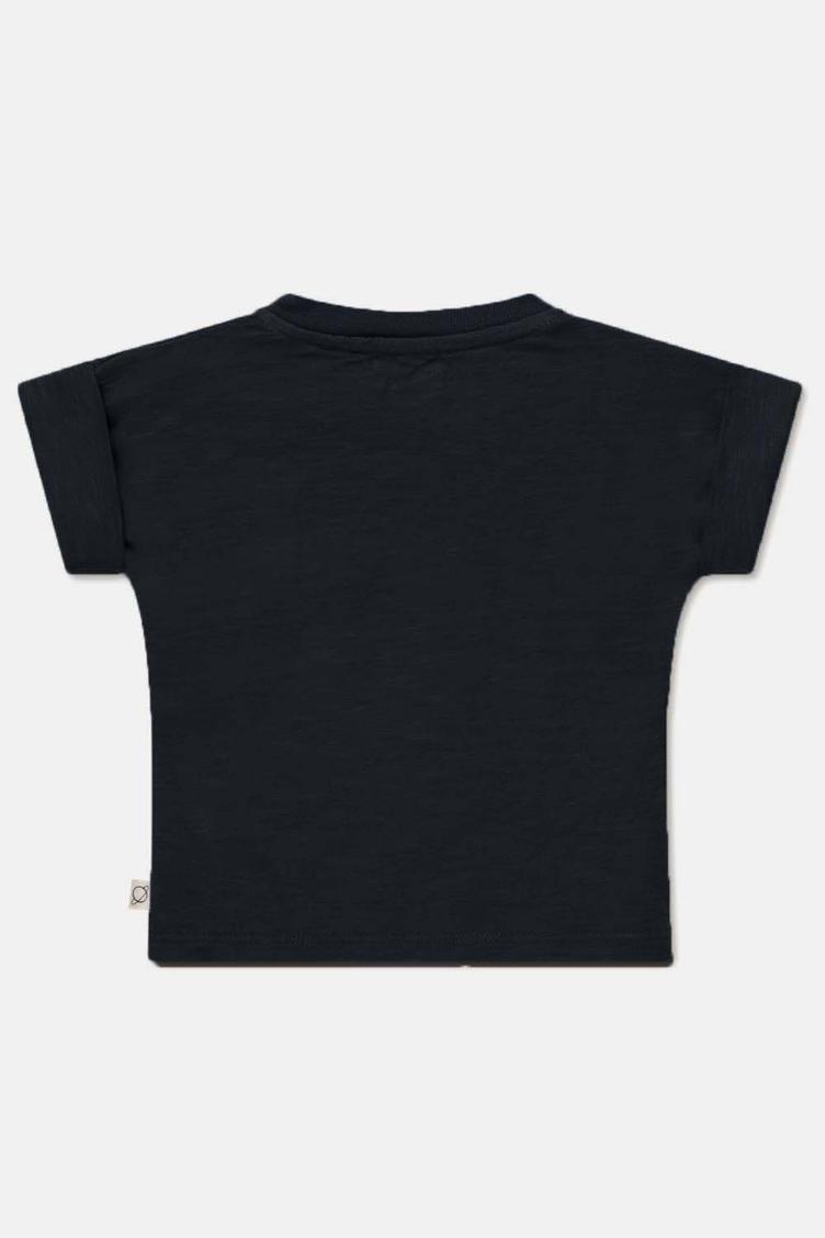 Baby T-Shirt dunkelblau - 1