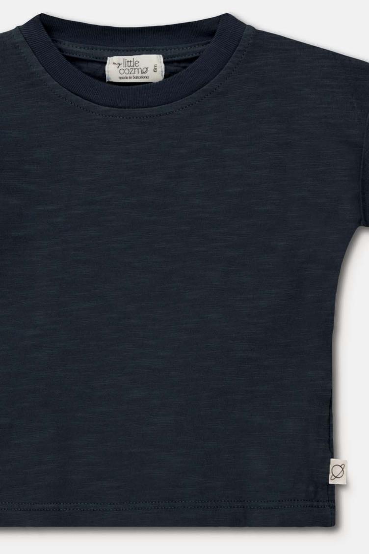 Baby T-Shirt dunkelblau - 0