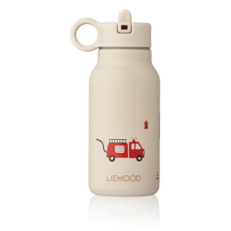 Liewood Trinkflasche `Falk` 250 ml Emergency Vehicle / Sandy