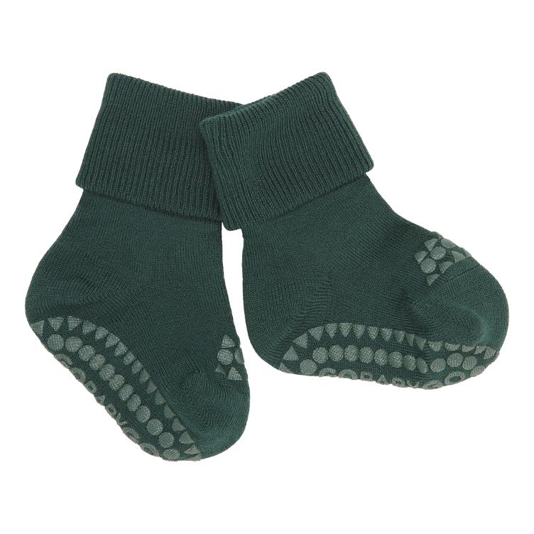 Oeko-Tex Wolle Anti-Rutsch Socken, grün